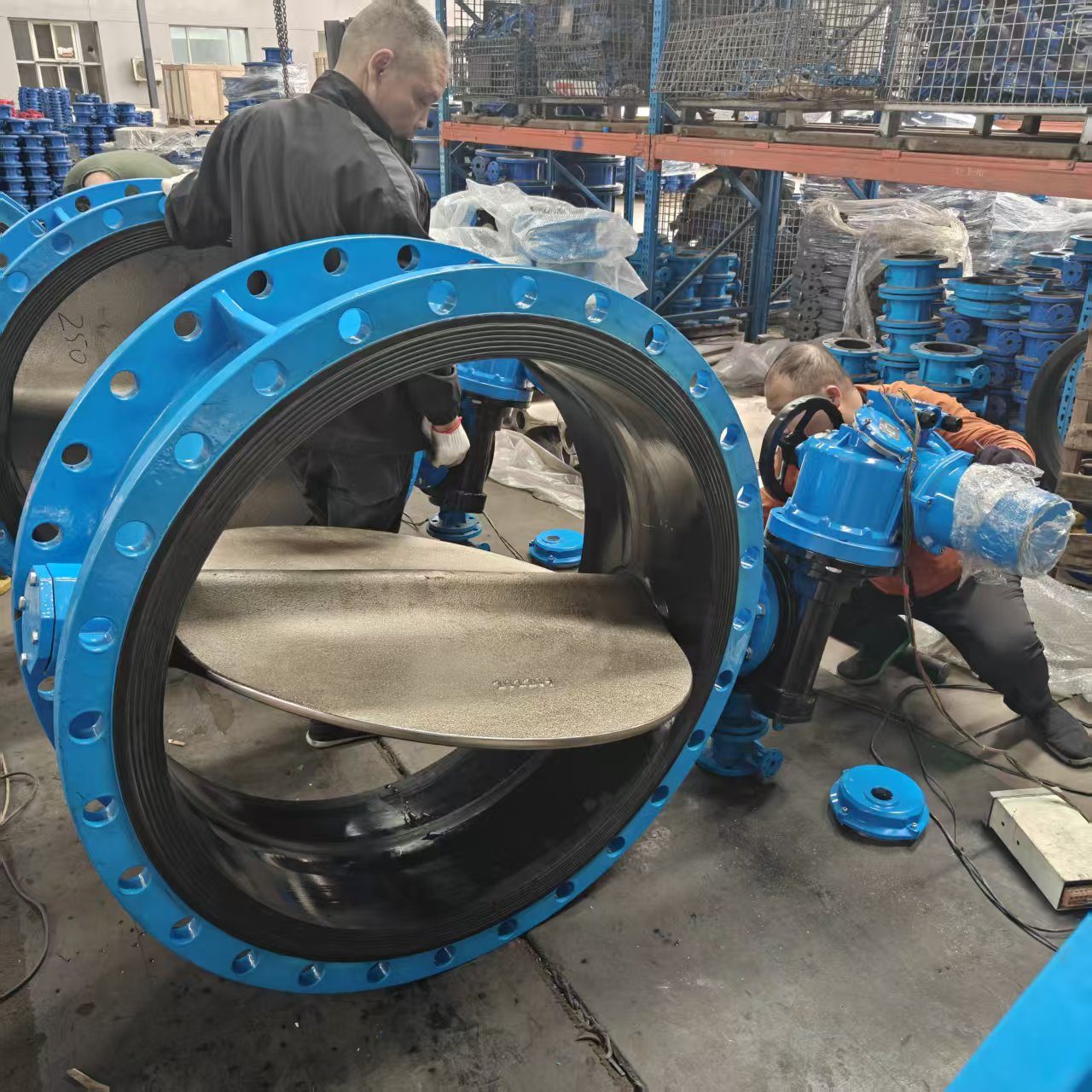 Large-Diameter Butterfly Valves