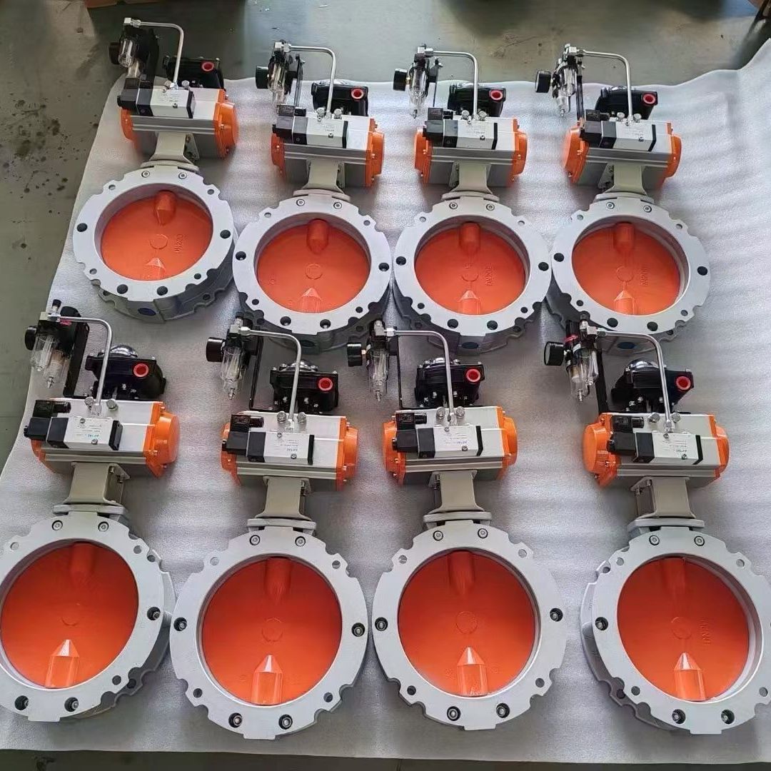 Dust Butterfly Valve (Pneumatic / Pneumatic Actuated)