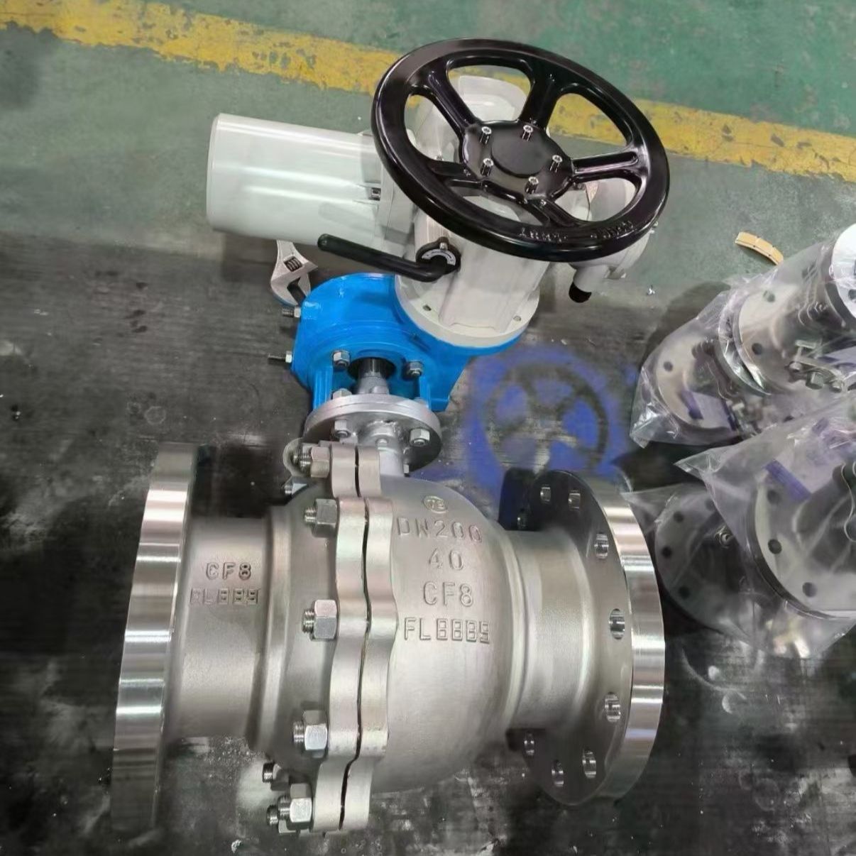 Gear-Operated Flanged Ball Valve